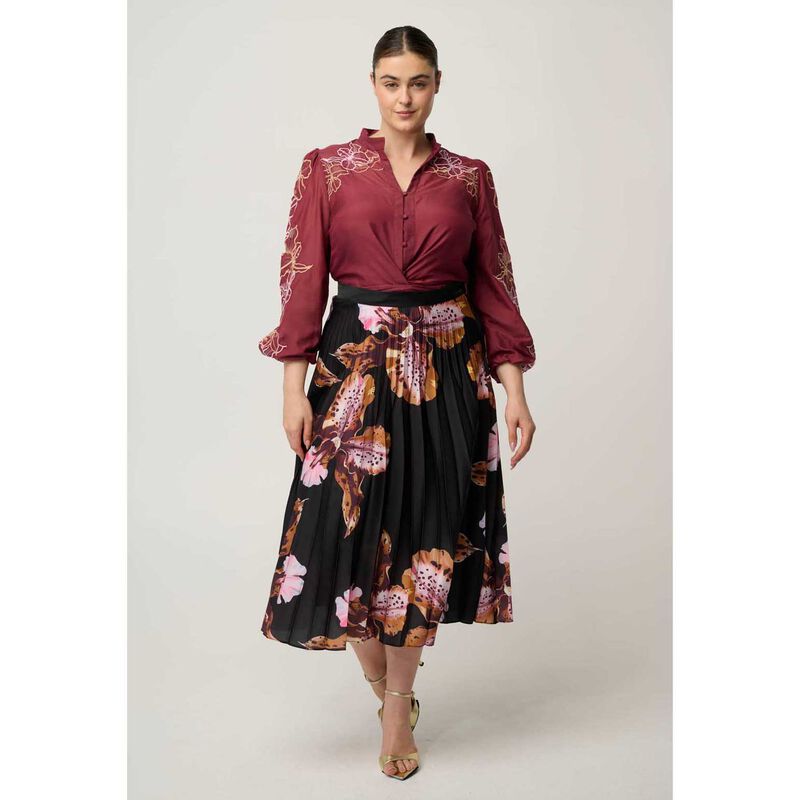 OnceWas Maren Embroidered Blouse image number 3